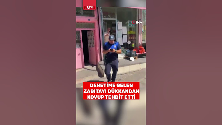 Denetime gelen zabıtayı dükkandan kovup tehdit etti #shorts #zabıta #keşfet
