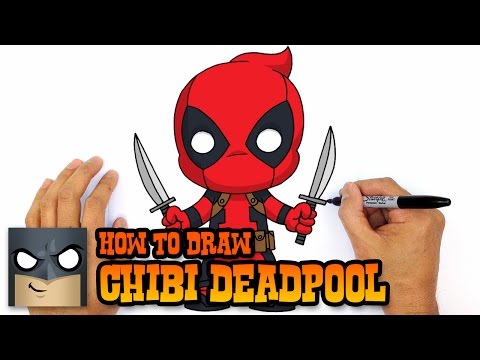 VERY EASY , How to draw deadpool / learn drawing academy - YouTube