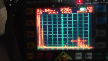 USFD of Half moon testing with 45°probe
