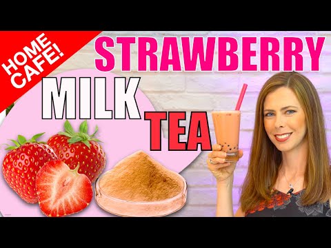 How to Make Strawberry Milk Bubble Tea