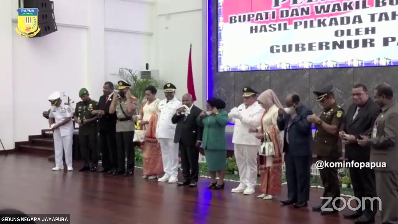 PELANTIKAN BUPATI DAN WAKIL BUPATI NABIRE