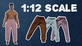 How To Sew Pants For 1:12 scale Phicen Male Action Figure