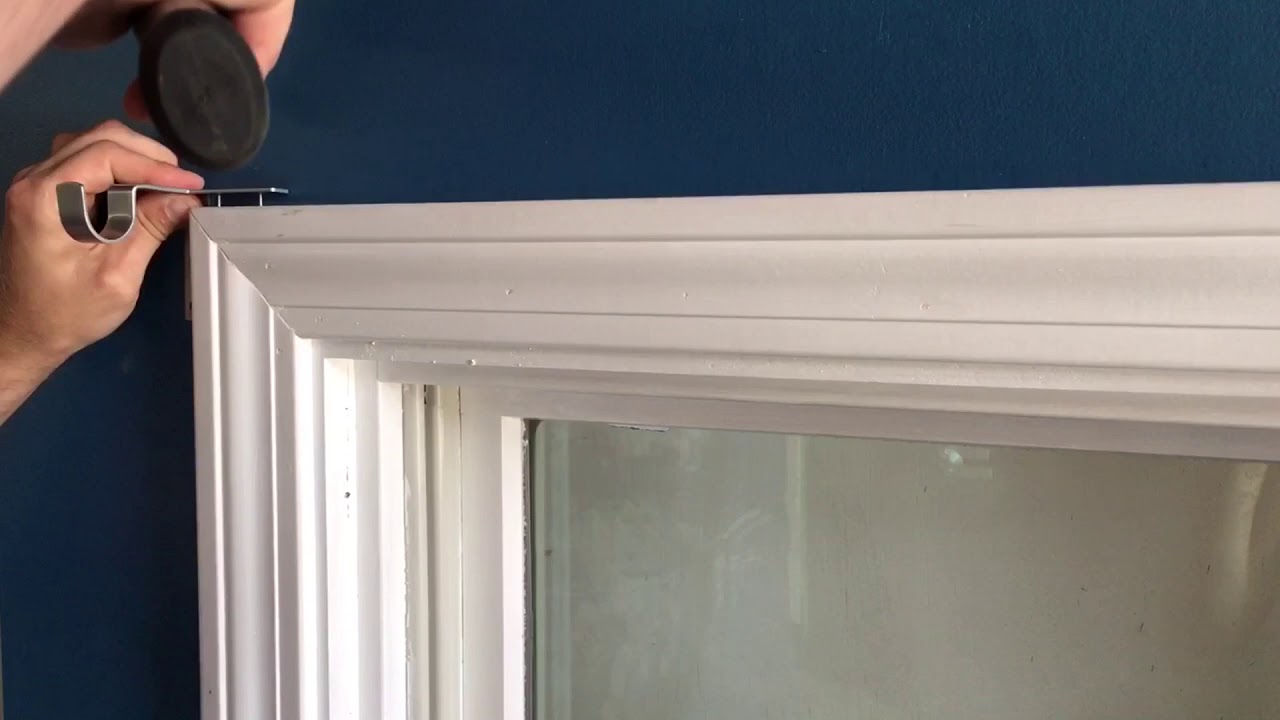Hang Curtains In Seconds No Nails Or Screws Needed YouTube