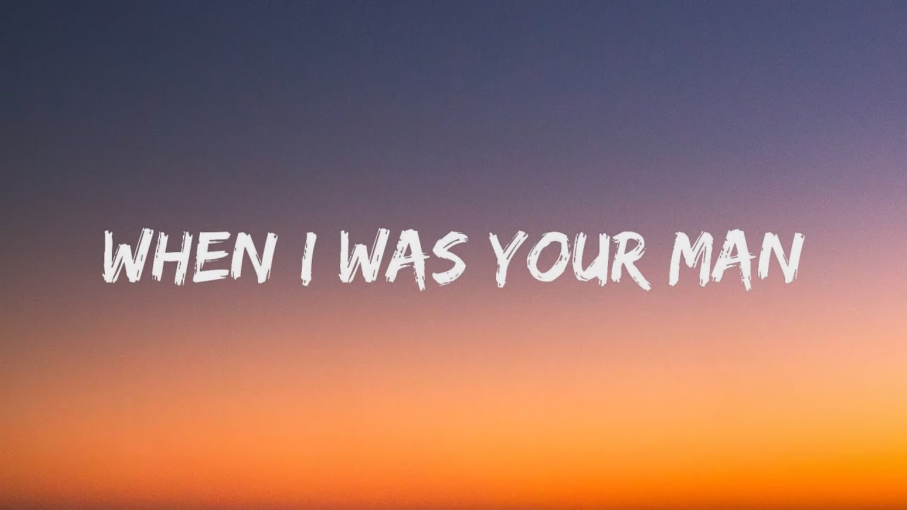 When I Was Your Man Lyrics Deutsch Bruno Mars - When I Was Your Man (Lyrics) - YouTube