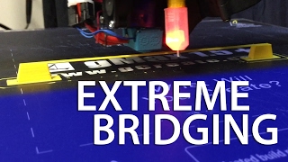 Extreme Bridging with 3D Printing on the gCreate gMax 1.5XT+