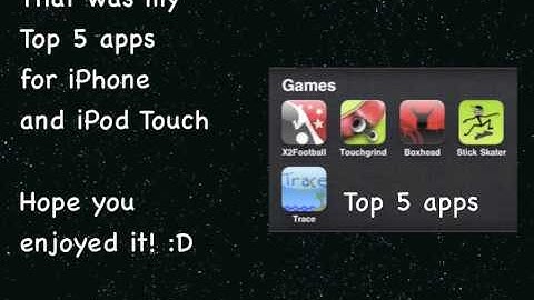 Top 5 Best iPhone and iPod touch Apps, 2010!