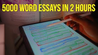 How to Write A+ Essays 7x Faster (from a Med Student)