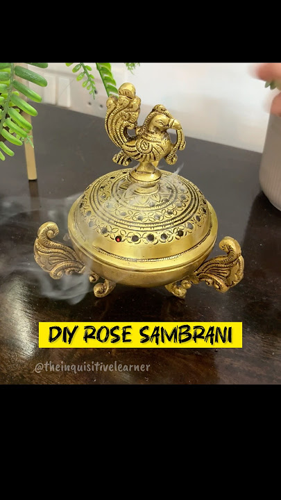 Reuse old flowers - Rose Sambrani #diyhome #sambrani #murugansongs #pooja #namashivaya #viralhacks