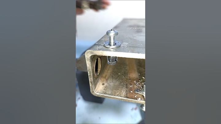Really Practical Technique for Installing Steel Rivet nuts without special tools #shorts #diy #tips
