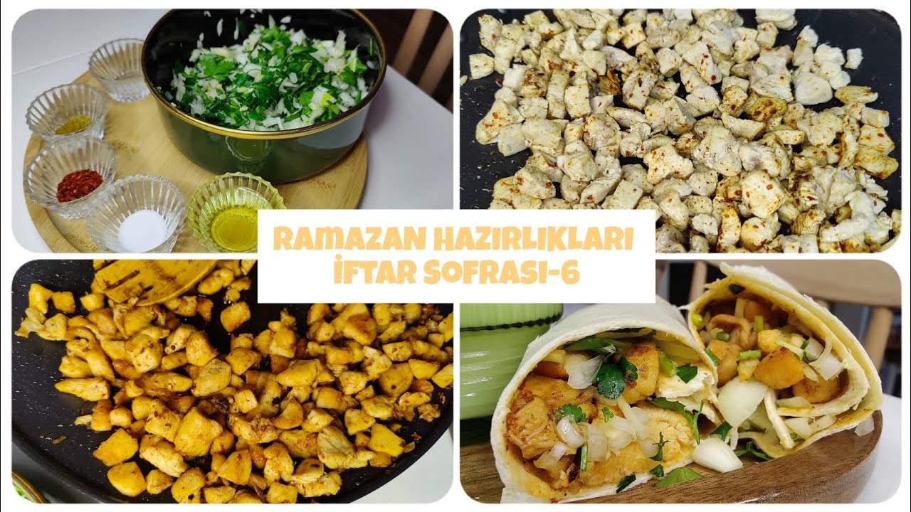 RAMAZAN HAZIRLIKLARI???? İFTAR SOFRASI-6☘️ EVDE PRATİK TAVUK TANTUNİ TARİFİ ???????? #tantuni #tavuk #ramadan