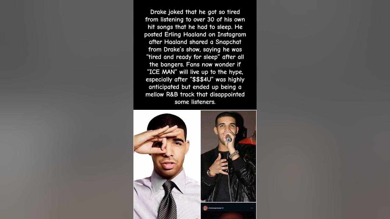 Drake Fell Asleep After 30+ HITS… Is ‘ICE MAN’ Next or a FLOP? #drake #album #shorts #viralvideo Drake Fell Asleep After 30+ HITS… Is ‘ICE MAN’ Next or a FLOP? #drake #album #shorts #viralvideo