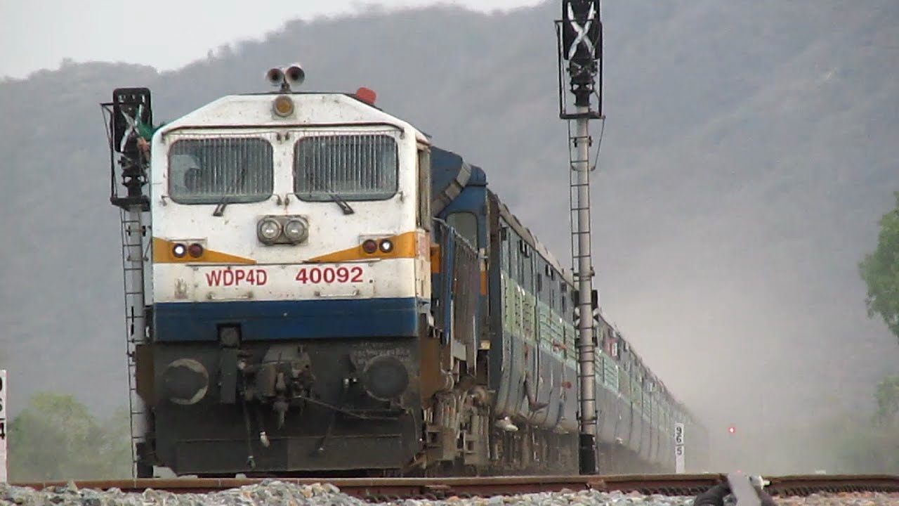 bgkt-wdp-4d-storm-mewar-express-skips-debari-in-style-youtube