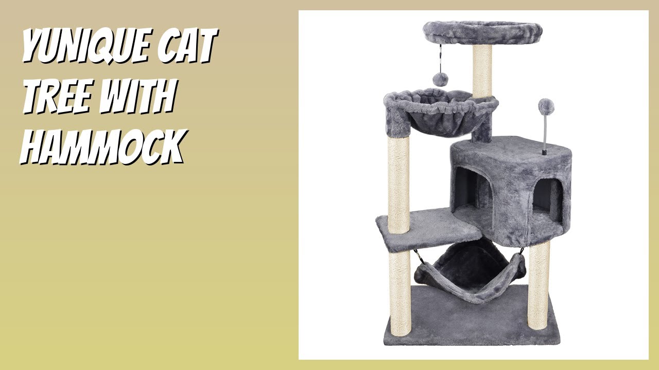 REVIEW (2026): YUNIQUE Cat Tree with Hammock. Features