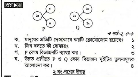 অষ্টম শ্রেণি - বিজ্ঞান - অধ্যায় ২ সৃজনশীল প্রশ্ন গাইড - Class 8 biggan Lecture Guide srijonshil pt-2