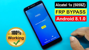 Alcatel 1x (5059Z) FRP Bypass | Alcatel 5059Z Google Lock Bypass Android 8.1.0 (Without PC)