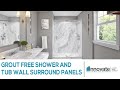 Grout Free Shower and Tub Wall Surround Panels Cleveland Columbus Nationwide