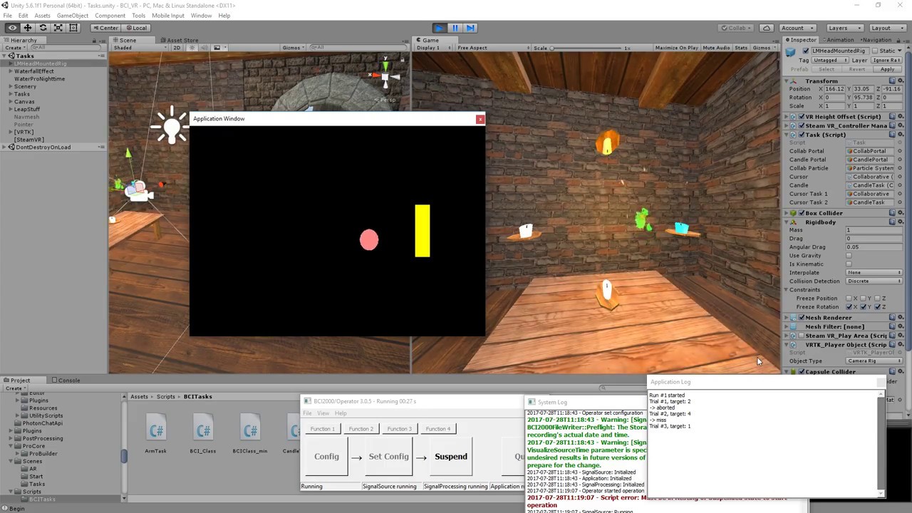 BCI2000 + Unity - YouTube