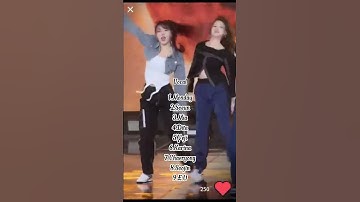 Ranking Main Dancer Itzy,Aespa,Weeekly,Everglow,Secret Number In Different Categories