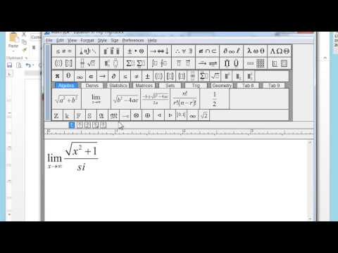 Editing hyperbolic trig document with MathType
