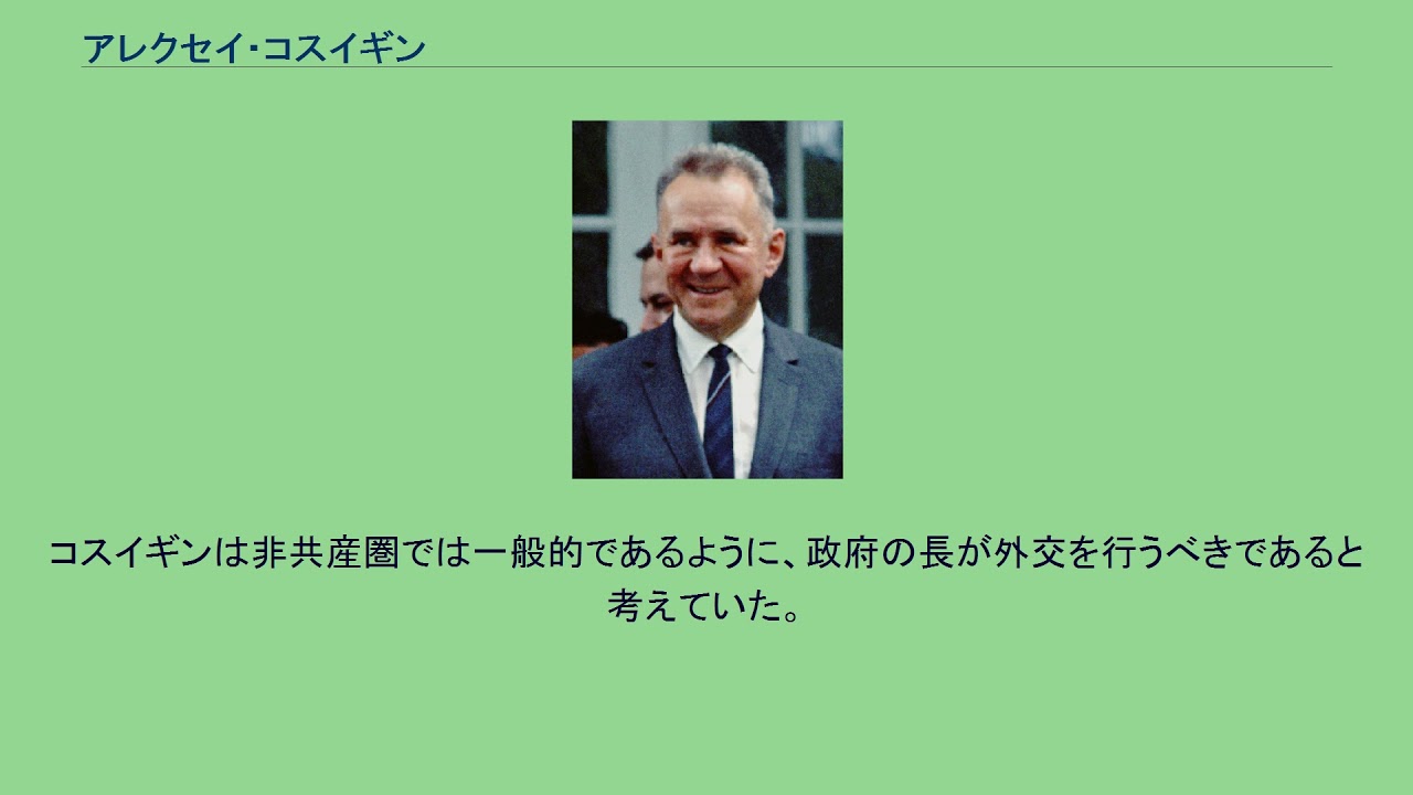 アレクセイ コスイギン Youtube