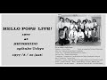 Hello pops live 1977