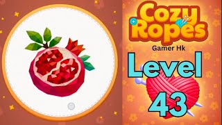 Cozy Ropes Level 43 Walkthrough Solution 