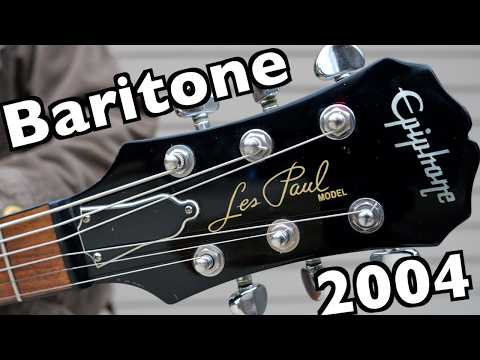 Epiphone Made a BARITONE Les Paul? | 2004 Epi Les Paul Standard