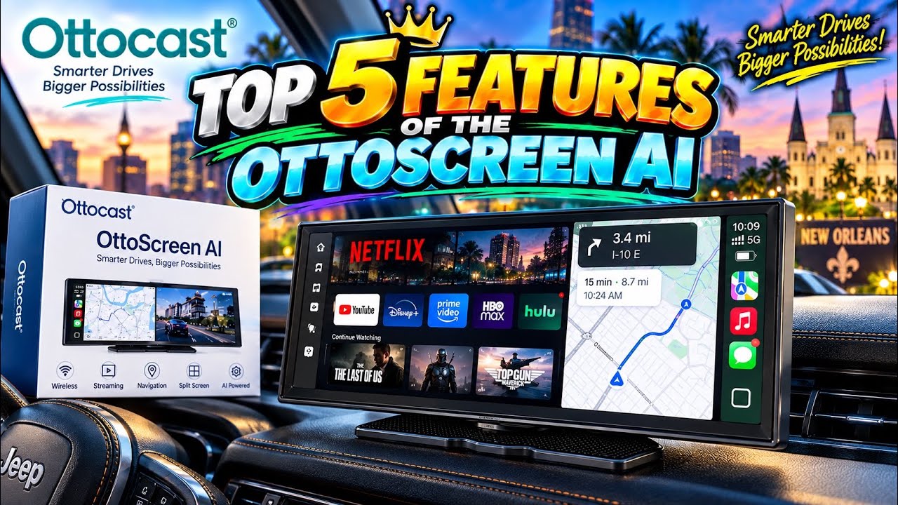 Top 5 Features of the OttoCast OttoScreen AI | Unboxing and Demo