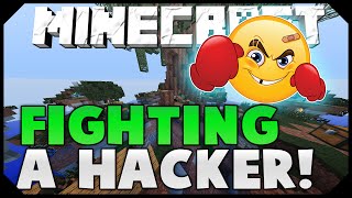 1v1 VS A HACKER + THE CHALLENGE! ( Hypixel Skywars )