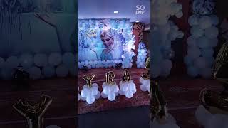 Frozen Theme Birthday Party Decoration