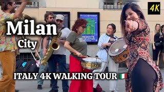 Milan City / Walking Tour 😎 A Stroll through Italy's Fashion Capital [4K HDR]. @italyambience3450