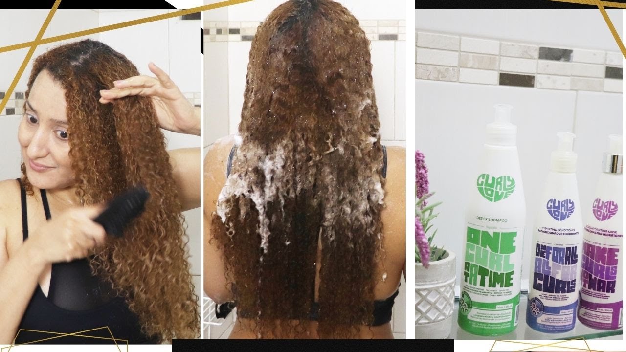 RUTINA de PELO RIZADO RESECO con CURLY LOVE💚💜 EXPERTOS del MÉTODO CURLY?