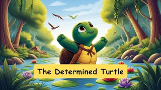 The Determined Turtle l Story telling #storyforkids #storyforkidsinenglish #turtlestory #kidsfun