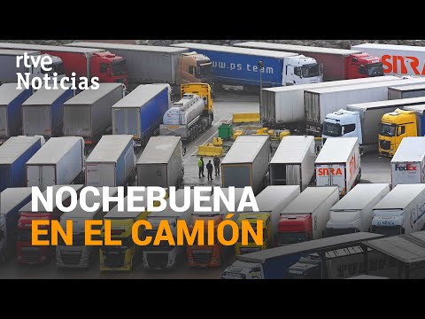 REINO UNIDO: el EUROTÚNEL y el puerto de DOVER, ratoneras para miles de CAMIONEROS | RTVE Noticias