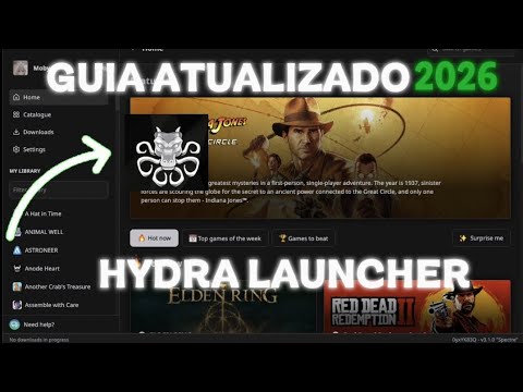 COMO BAIXAR É INSTALAR O HYDRA launcher [PASSO A PASSO RAPIDO] - YouTube