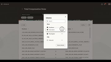 Oracle VBCS : How to Exclude or Include columns in Table Dynamically