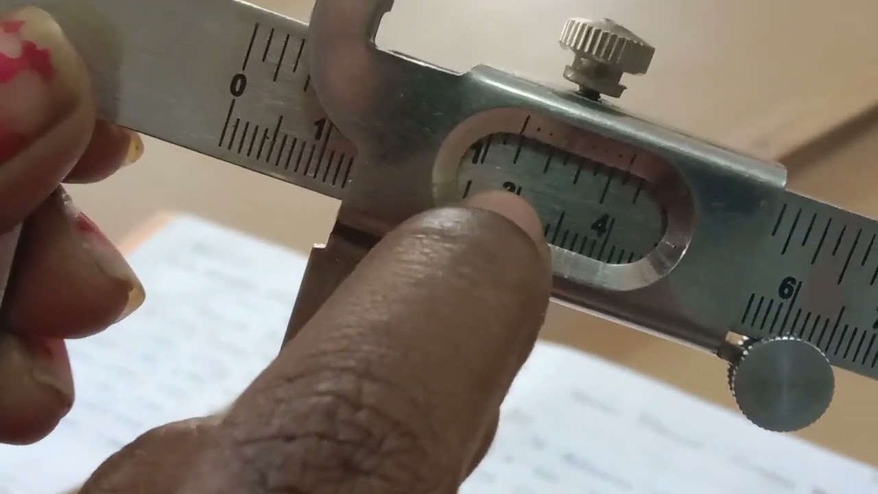 How to take reading in |vernier| caliper| Tamil|Young's| modulus| breadth|vernier caliper|Tamil|