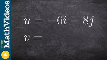 How to find the unit vector given a vector as a linear combination