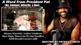 Dionne Warwick &amp; Luther Vandross | How Many Times Can We Say | LIVE 1988) Goodbye -REACTION VIDEO