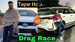 @souravjoshivlogs7028 Vs @TheSocialFactory  Drag Race - Sourav Joshi Elvish Yadav #shorts