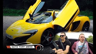 McLaren 650s Twin Turbo V8 Review | 5 Normal Guys Drive a British Supercar for the first time