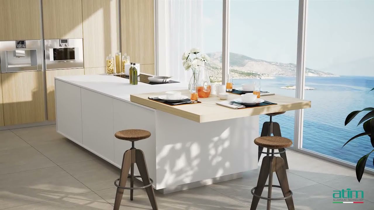 Plan de travail coulissant SNACK TOP - ATIM - YouTube