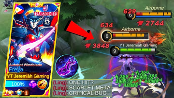 CRITICAL HACK?😮 | BROKEN BUILD | TOP 1 GLOBAL FREYA | FREYA BEST BUILD 2022 | MUST TRY | MLBB✓