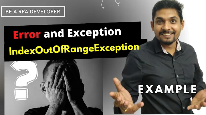 Error Index Out of Range Exception in UiPath