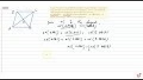 If each diagonal of a quadrilateral separates it    into two triangles of equal area then show ...