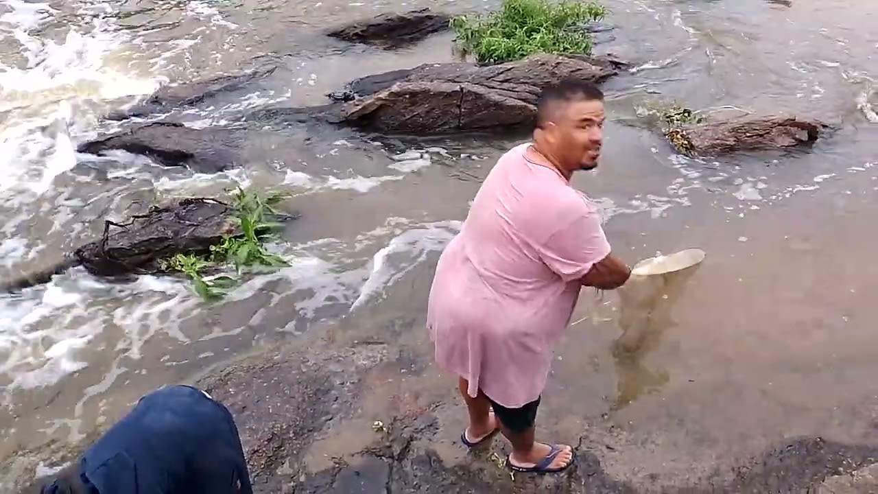 Hoje a pescaria foi no paredão do rio paraíba foi bom demais 