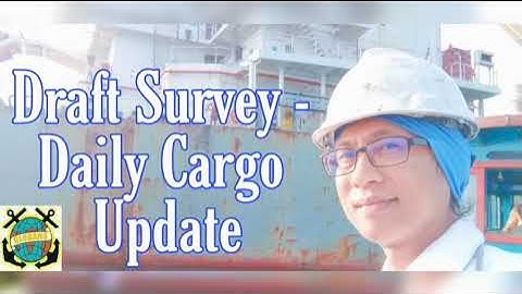 Draf Survey - Daily Cargo Update