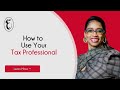 How To Partner with your Tax Professional