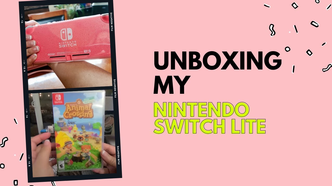 Unboxing My Nintendo Switch Lite - YouTube