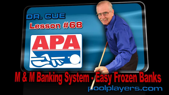 Dr. Cue Pool Lesson #68 - M & M Banking System (Easy Frozen Banks)!